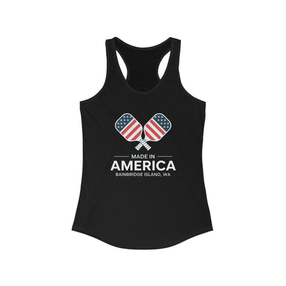Made In America Pickleball Women's Racerback Tank