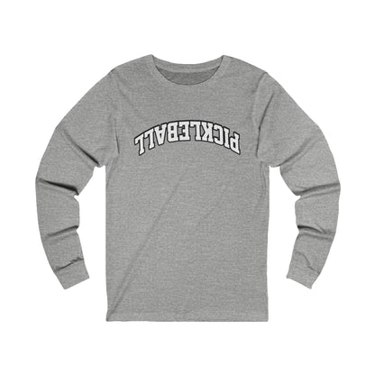 Upside Down Pickleball Unisex Long Sleeve Tee