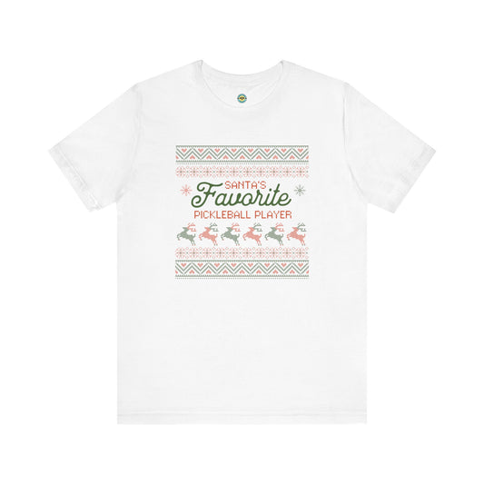 Santa's Favorite Pickleball Player Classic Unisex Tee