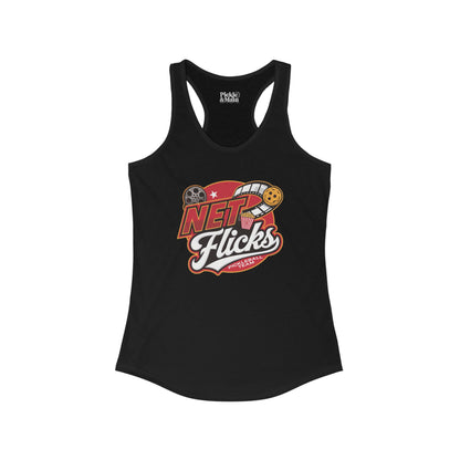 Net Flicks Pickleball Team Women's Racerback Tank