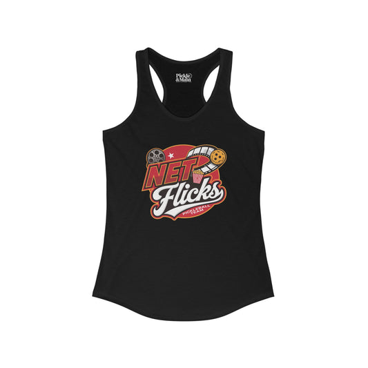 Net Flicks Pickleball Team Women's Racerback Tank