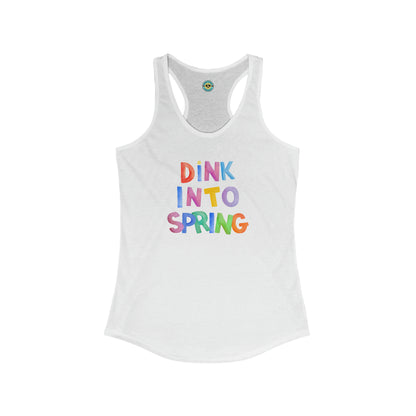 Dink Into Spring v2 Women's Racerback Tank
