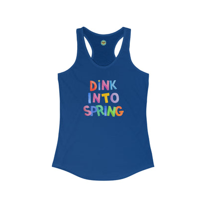 Dink Into Spring v2 Women's Racerback Tank