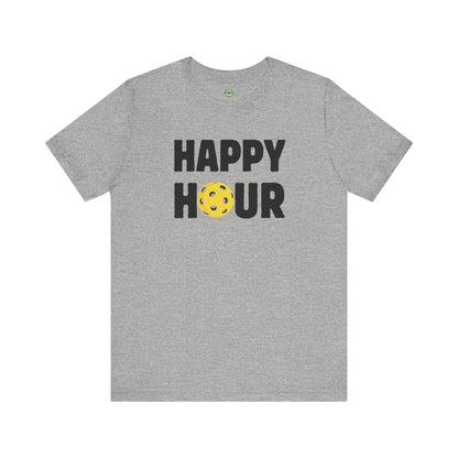 Happy Hour Pickleball Unisex Tee