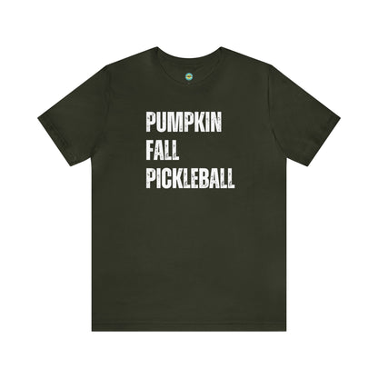 Pumpkin Fall Pickleball Unisex Tee