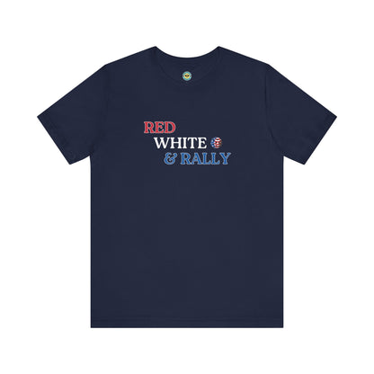 Red White & Rally Pickleball Unisex Tee