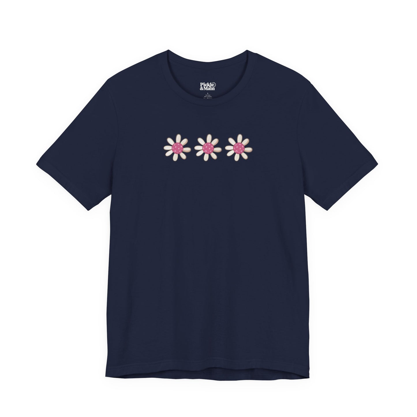 Pickleball Flowers Unisex Tee