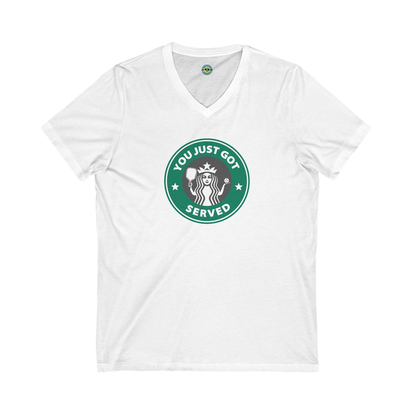 You Just Got Served Unisex V-neck Tee