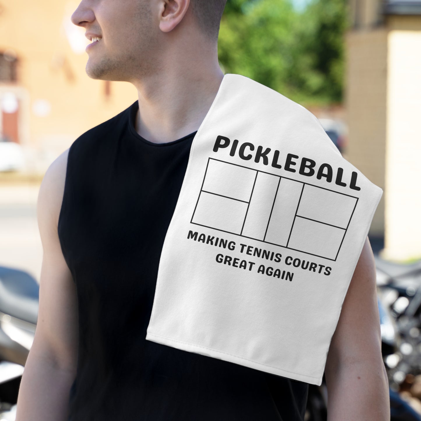 Pickleball Making Tennis Courts Great Again Sport Towel