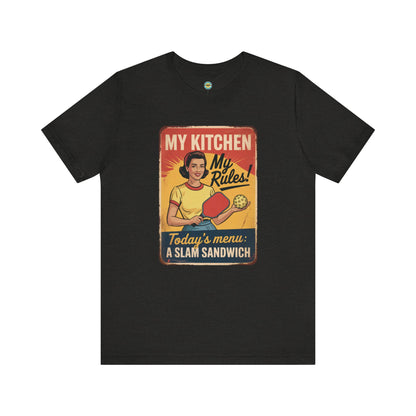 Slam Sandwich Retro Pickleball Unisex Tee