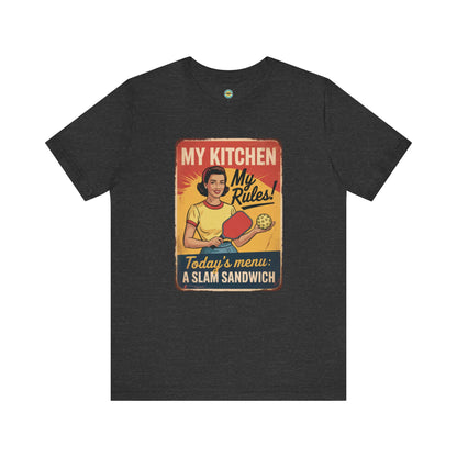 Slam Sandwich Retro Pickleball Unisex Tee