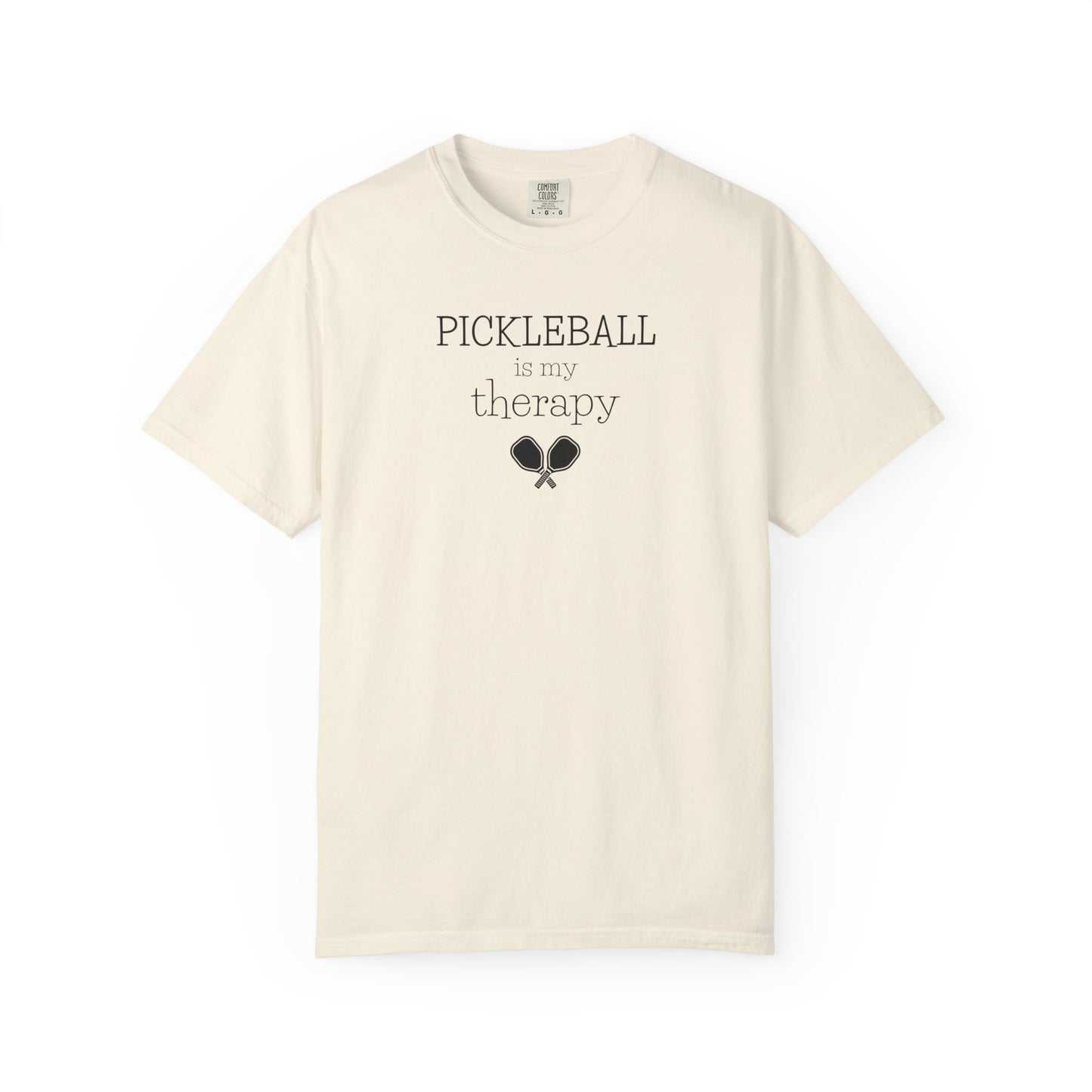 Pickleball Is My Therapy Comfort Colors Unisex Pickleball T-shirt
