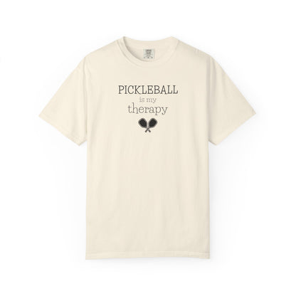 Pickleball Is My Therapy Comfort Colors Unisex Pickleball T-shirt