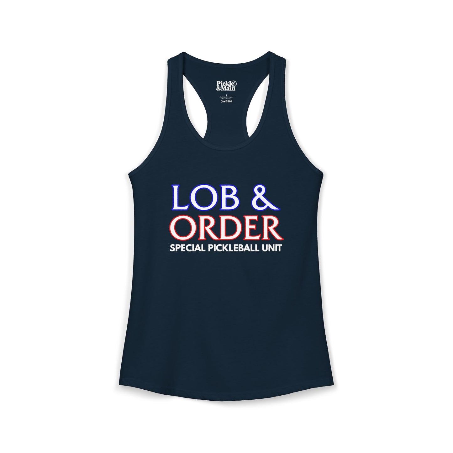 Lob & Order Women's Racerback Tank