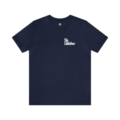 The Lobfather Unisex Tee (left chest)