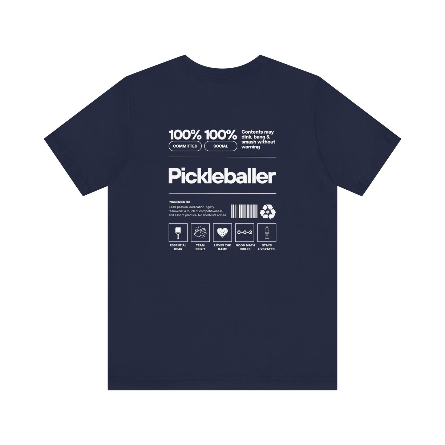 100% Pickleballer Unisex T-shirt