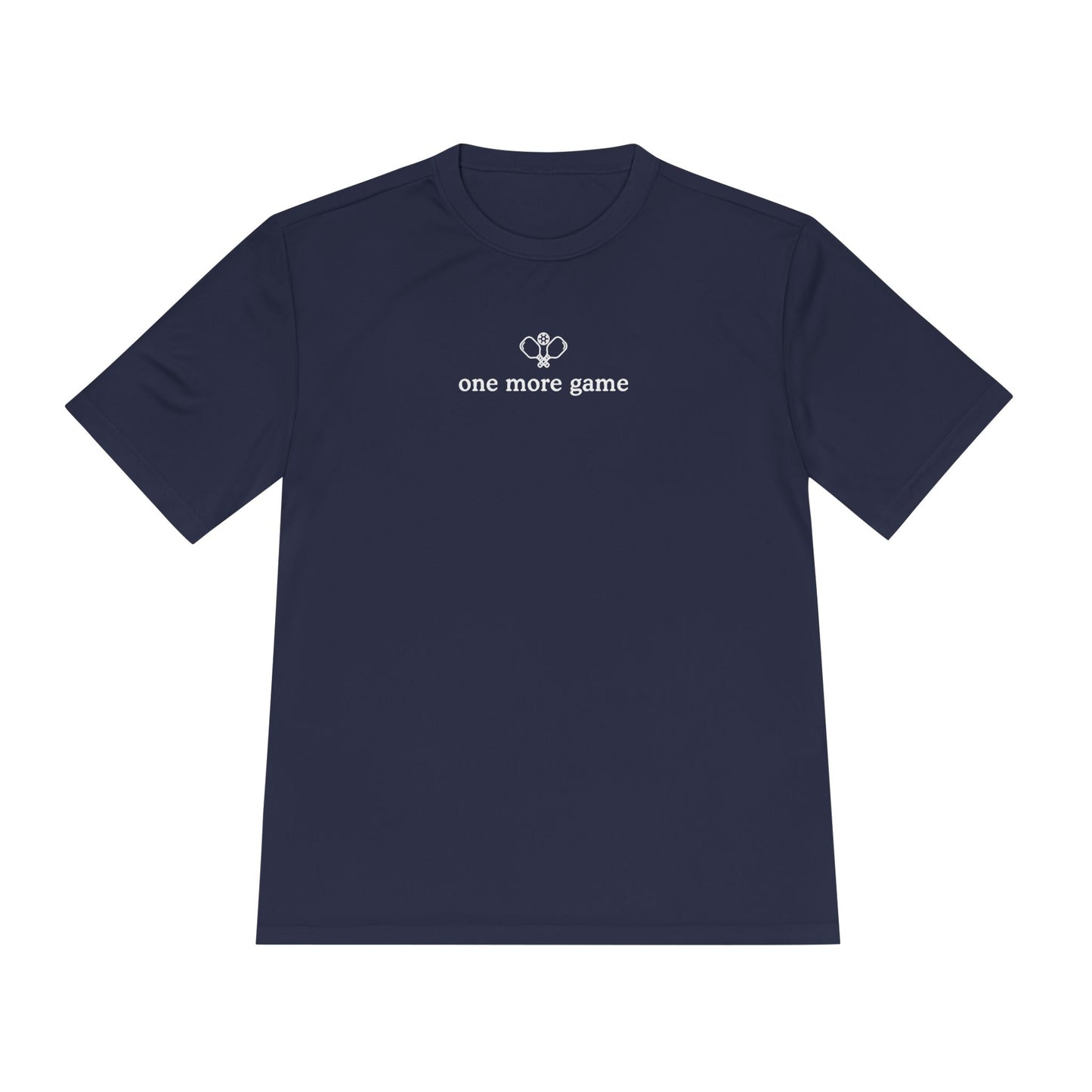 One More Game Unisex Performance Tee