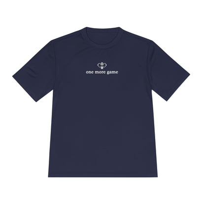 One More Game Unisex Performance Tee
