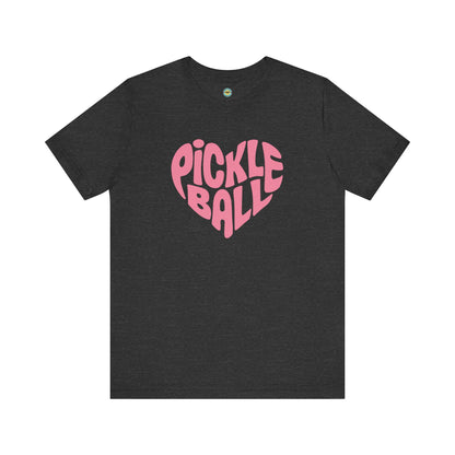Wavy Heart Pickleball Unisex Tee