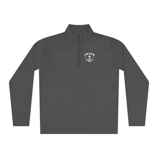 S*M*A*S*H Pickleball Team Unisex Quarter-Zip Performance Pullover