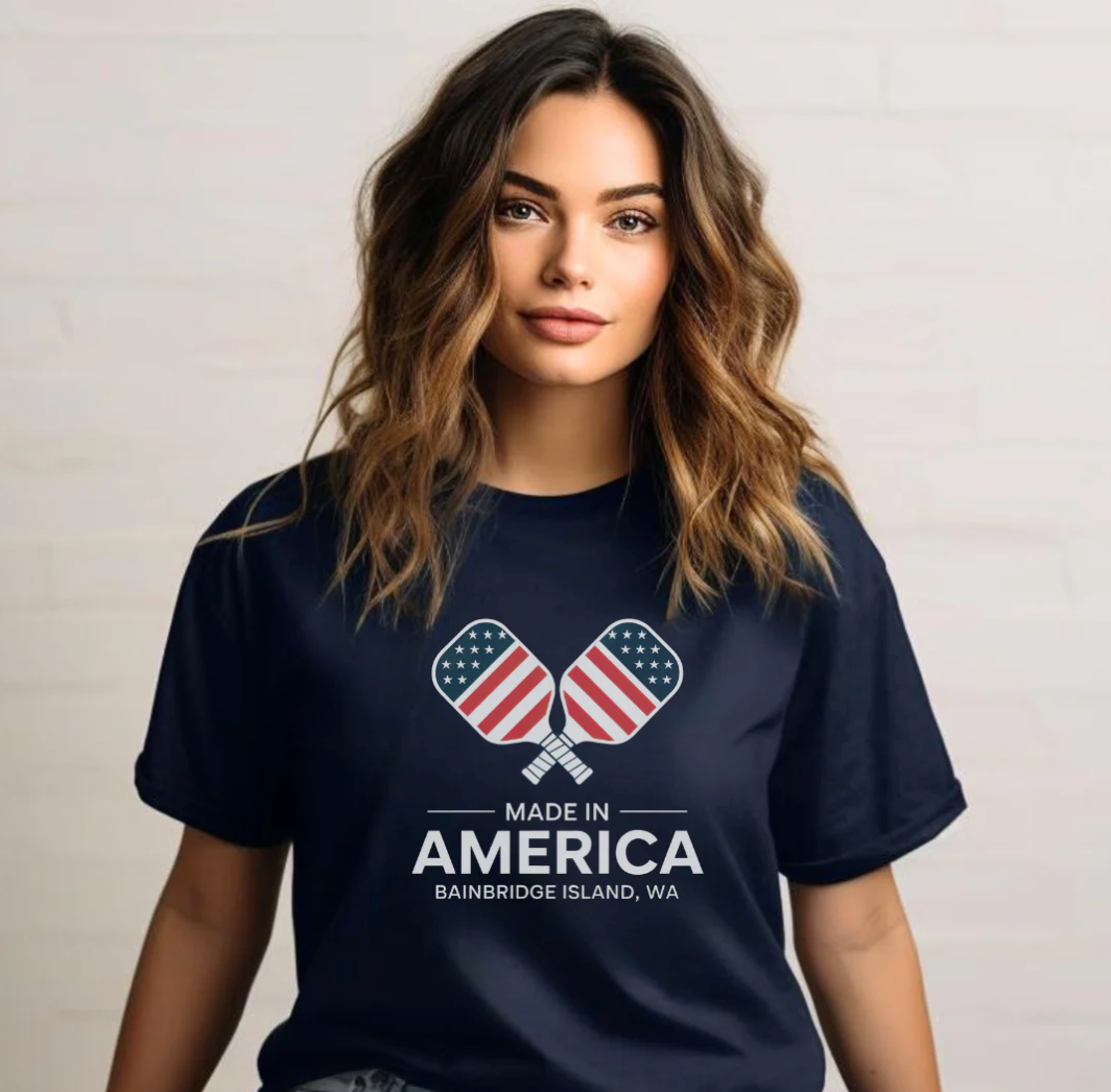Made In America Pickleball Unisex Tee