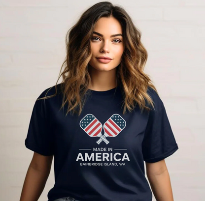 Made In America Pickleball Unisex Tee