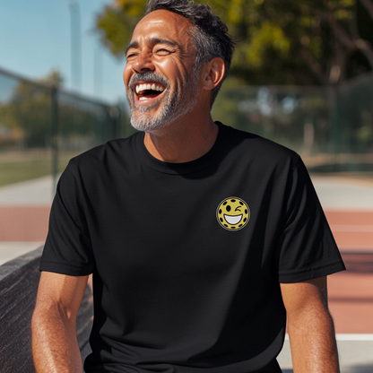 Pickleball Smiley Face Unisex Tee