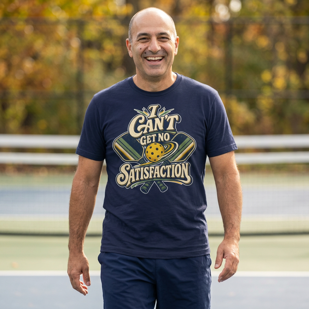 No Satisfaction Unisex Pickleball Tee