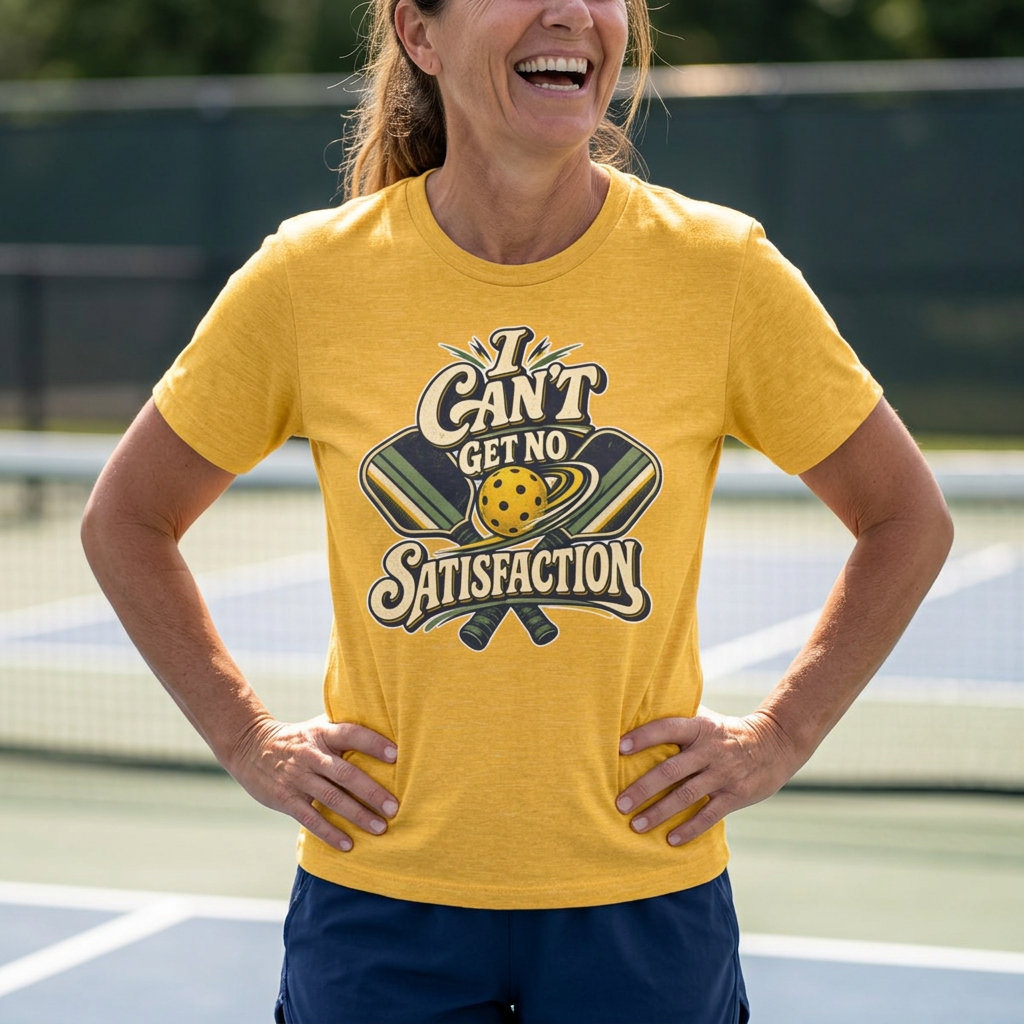 No Satisfaction Unisex Pickleball Tee