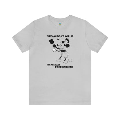 Steamboat Willie Pickleball Pandemonium Unisex Tee