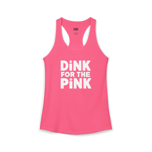 Dink For The Pink Women's Racerback Tank