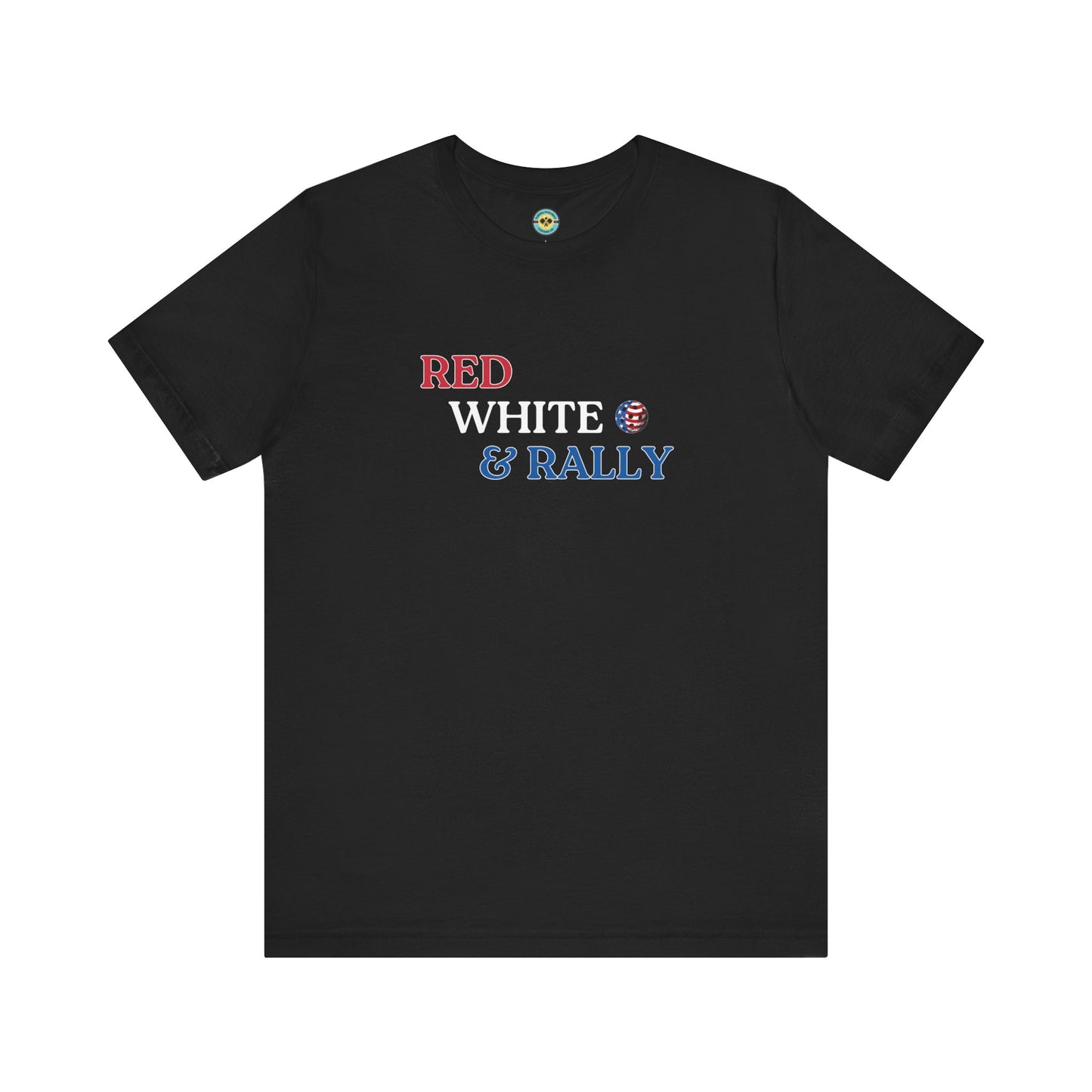 Red White & Rally Pickleball Unisex Tee