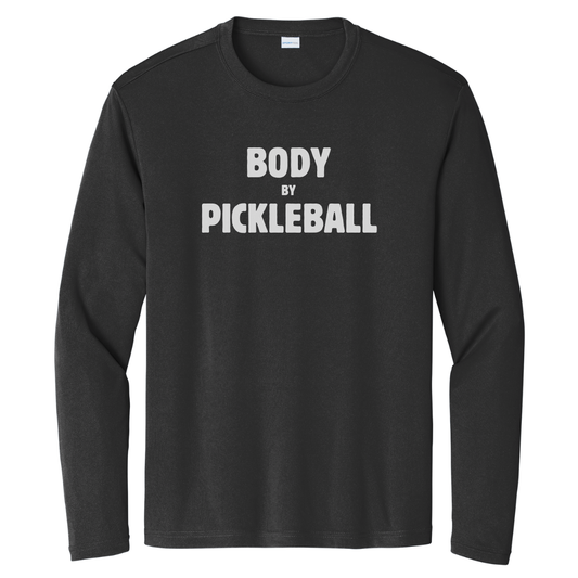 Body By Pickleball Unisex Long Sleeve Performance Tee