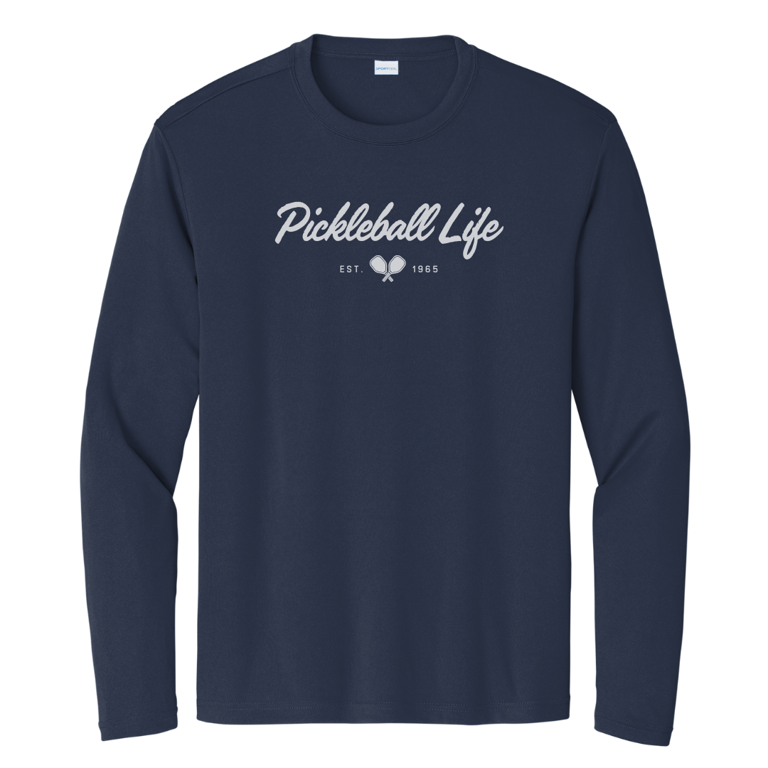 Pickleball Life Unisex Long Sleeve Performance Tee