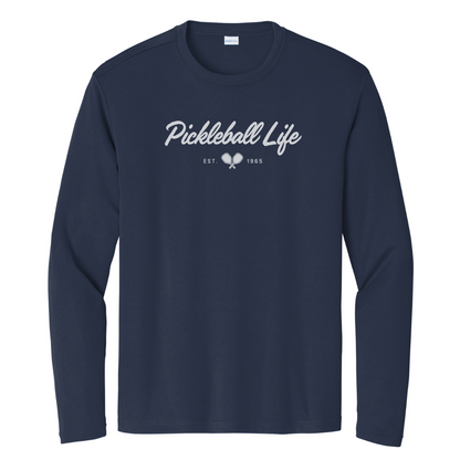 Pickleball Life Unisex Long Sleeve Performance Tee