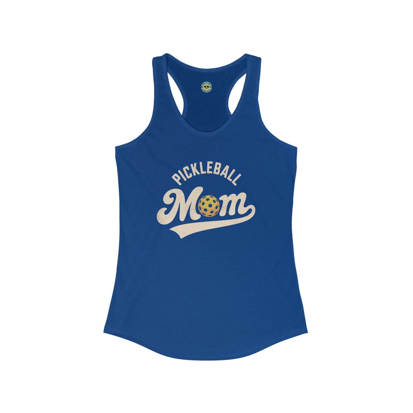 Pickleball Mom Retro Women's Racerback Tank