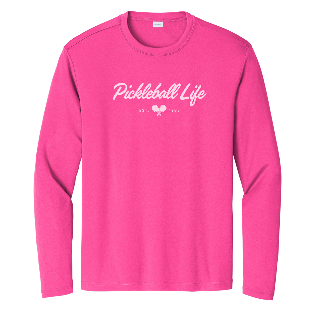 Pickleball Life Unisex Long Sleeve Performance Tee