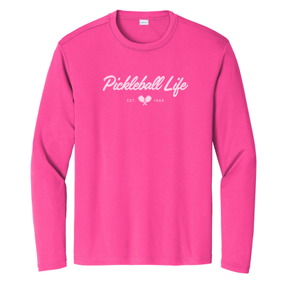 Pickleball Life Unisex Long Sleeve Performance Tee