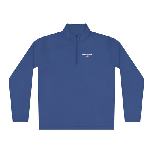 Pickleballer Unisex Quarter-Zip Performance Pullover