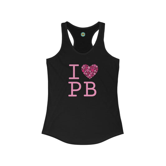 I Heart PB Racerback Tank
