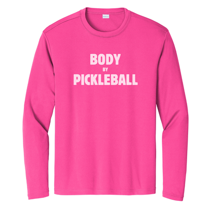 Body By Pickleball Unisex Long Sleeve Performance Tee