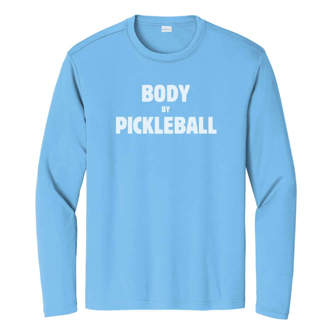 Body By Pickleball Unisex Long Sleeve Performance Tee