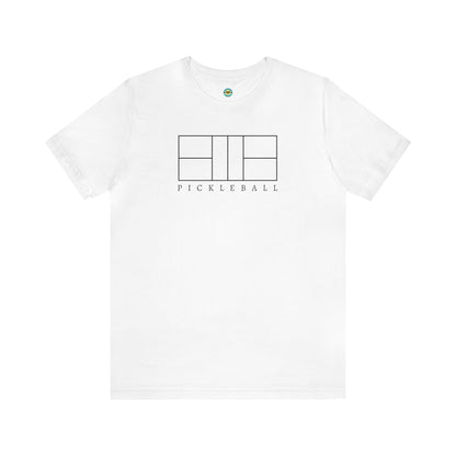 Pickleball Court Unisex Tee