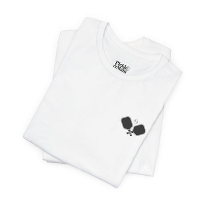 Wanna Be Happy Play Pickleball Unisex Tee