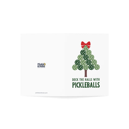 Deck The Halls With Pickleballs Holiday Cards