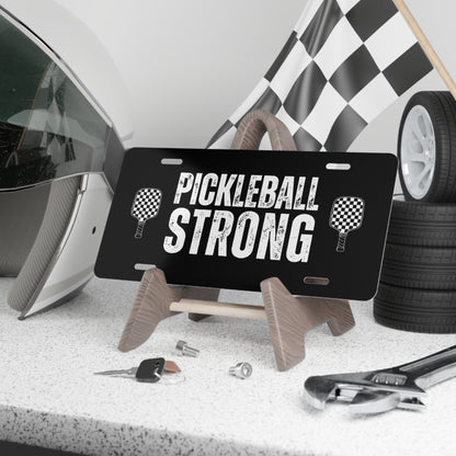 Pickleball Strong Vanity Plate