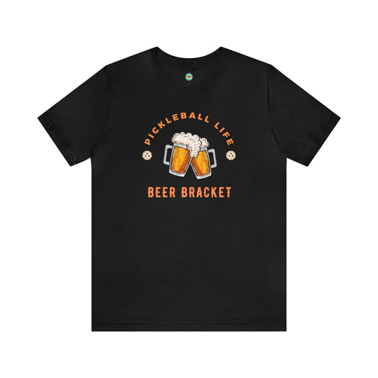 Pickleball Life Beer Bracket Unisex Tee
