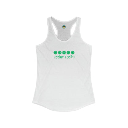 Feelin' Lucky Women's Racerback Tank