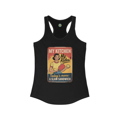 Slam Sandwich Retro Women's Racerback Tank