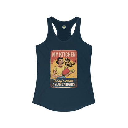 Slam Sandwich Retro Women's Racerback Tank